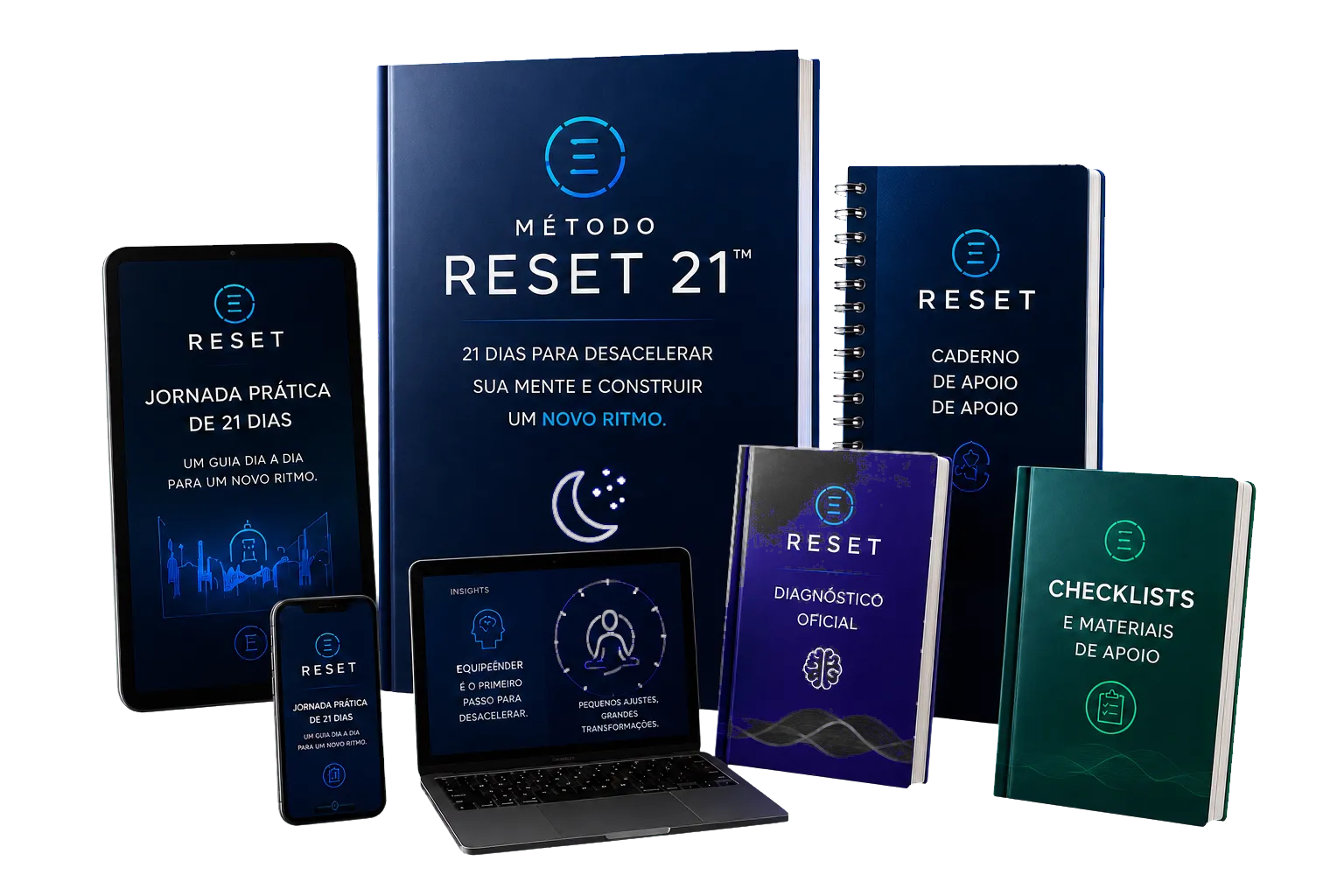 Conjunto de materiais digitais do Método RESET 21